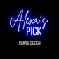 Alexa's Pick - Simple Design